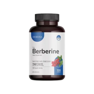 Berberine supplement product pack of 120 capsules