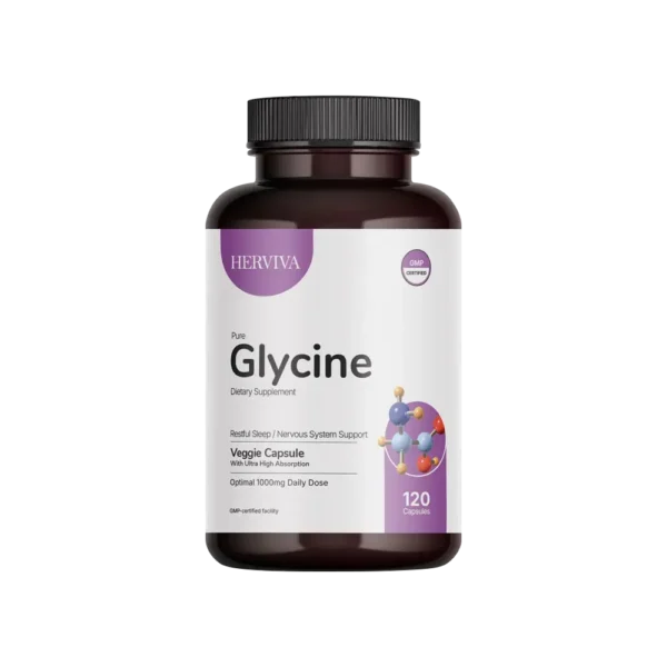 Herviva glycine supplements by herviva 120 capsules pack