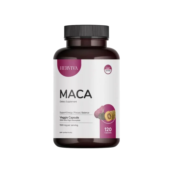 Maca Root Capsules Dietary supplements by Herviva