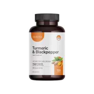 120 capsules pack of Termeric & Black Pepper by herviva